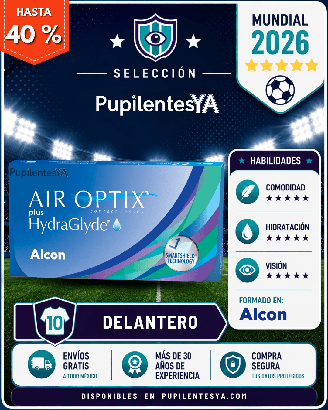 Venta Mundial Air Optix HydraGlyde