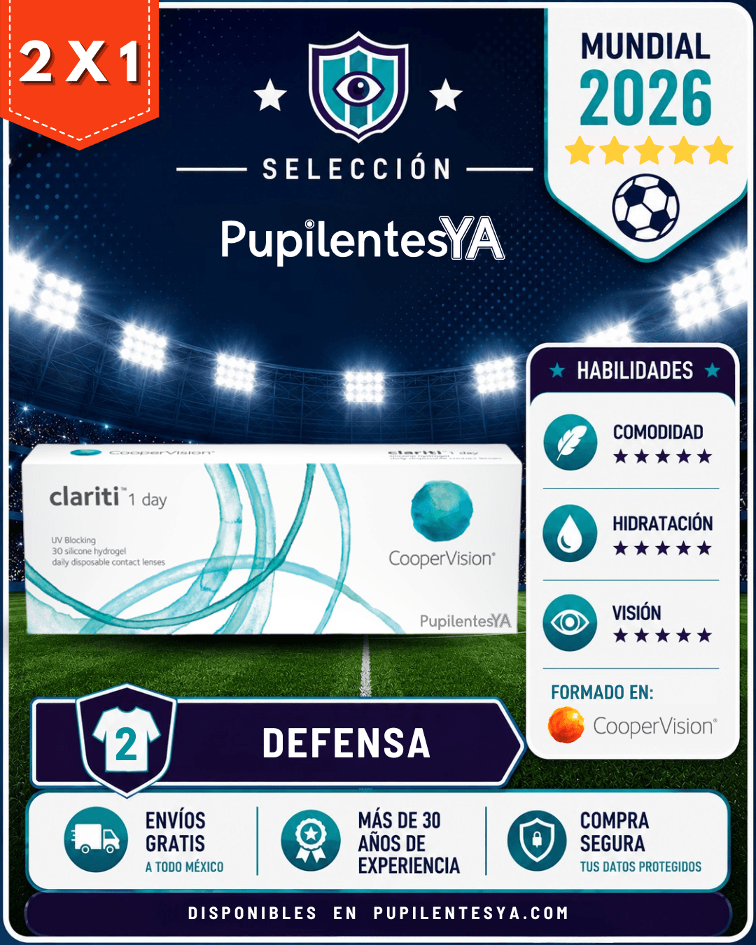 Venta Mundial Clariti 1 Day