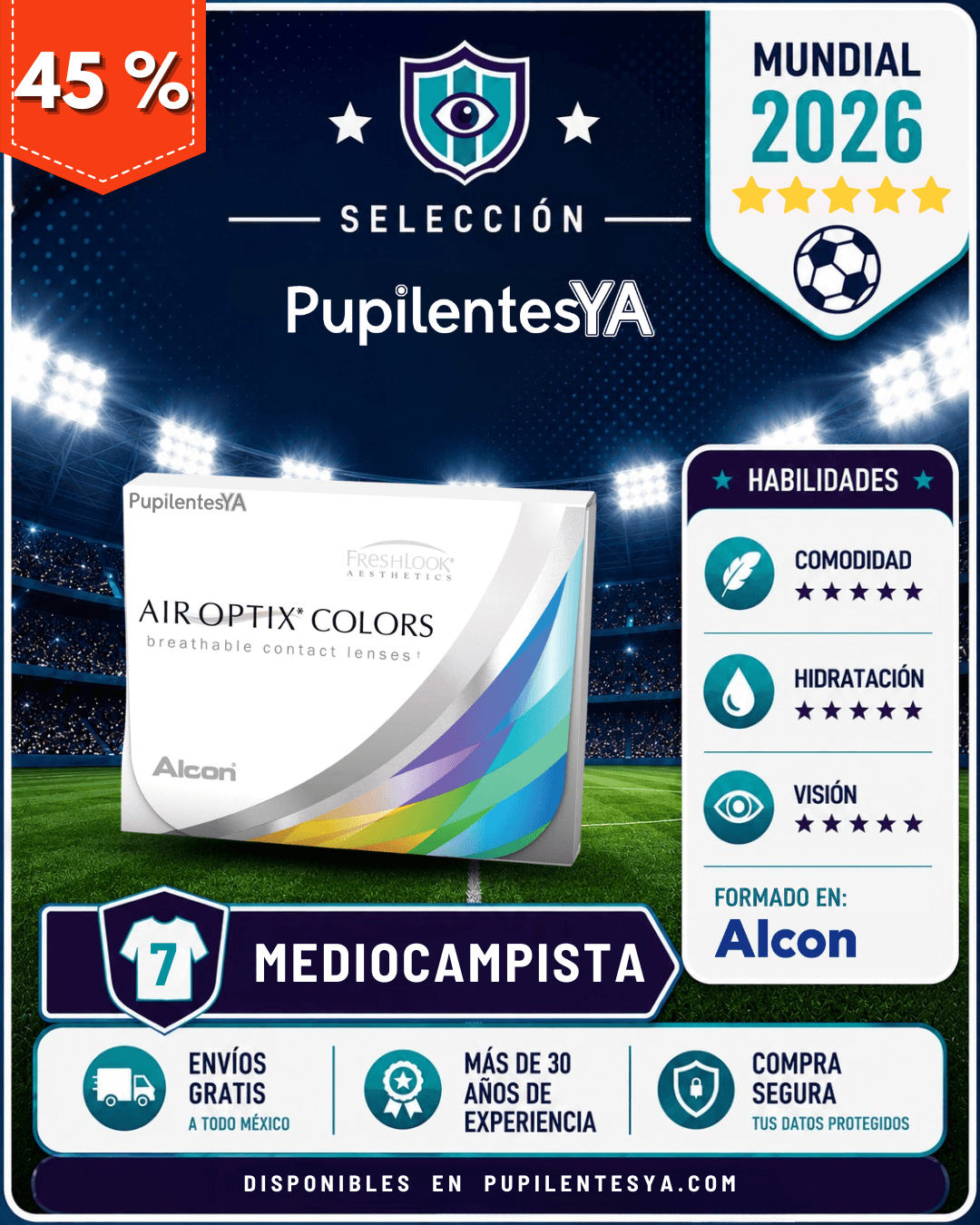 Venta Mundial Air Optix Colors