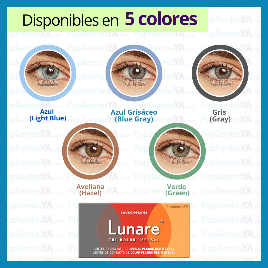 Bausch Lomb Pupilentes Color Gris Colors Pupilentes Lentes Star