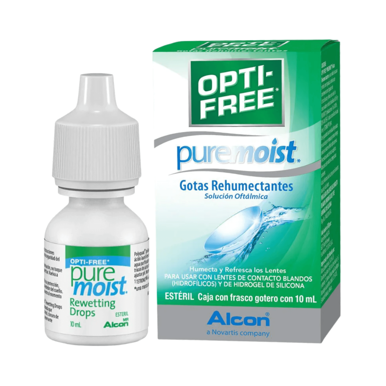 Opti Free Pure Moist Gotas Rehumectantes
